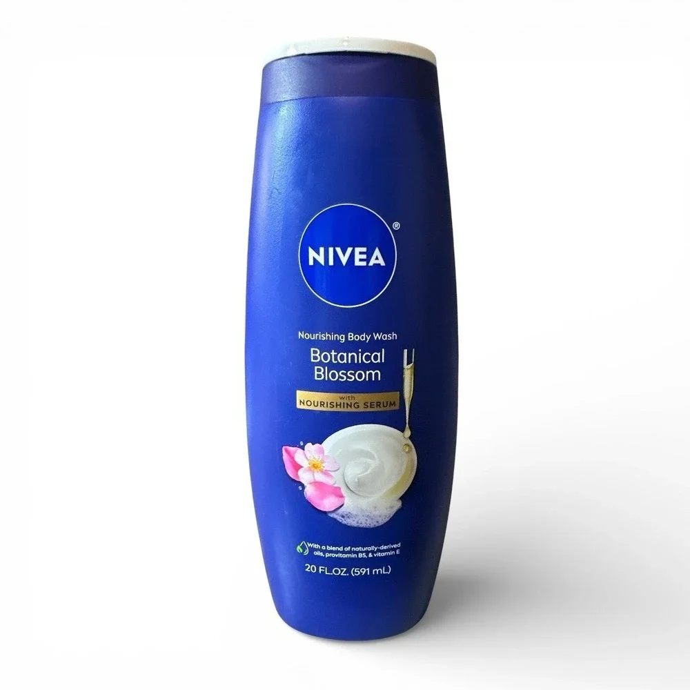 Nivea Nourishing Body Wash Unisex 20oz Botanical Blossom w/ Nourishing Serum NEW